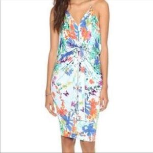T Bags LosAngeles Domino Tie-Front Dress